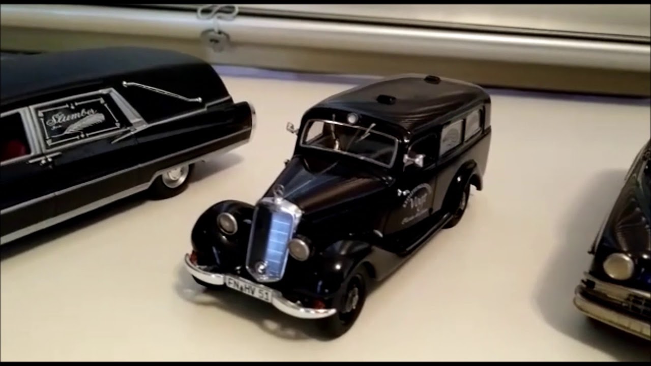 Scale model car Funeral coach 143 YouTube