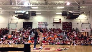Junior Guy Cheerleading HHS Homecoming 2013