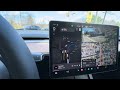 2024 Tesla Model Y long range Full Self Driving (FSD) and auto park demo