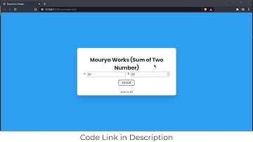 Sum of Two number | Javascript Dom Exercise 1