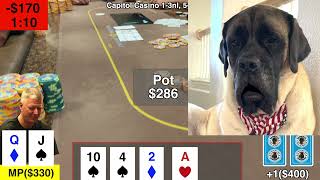 Playing the Player.    poker vlog 204