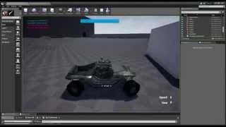Hobby project Halo vehicle damage with morph target (ue4)