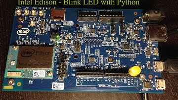 Intel Edison - Blink LED with Python