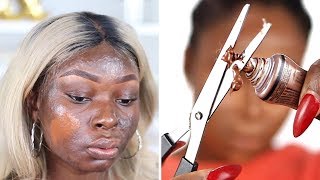 QUICK & EASY MAKEUP TUTORIAL FOR DARK SKIN  👱🏾‍♀️🤎 #4