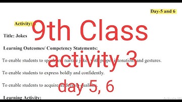 9th Class English Bridge Course Day 5, 6 | Activity no. 3 | explained in Marathi #bridgecourse #9th