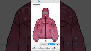 Procreate Tutorial Rhinestone Hoodie Streetwear Mockup #shorts