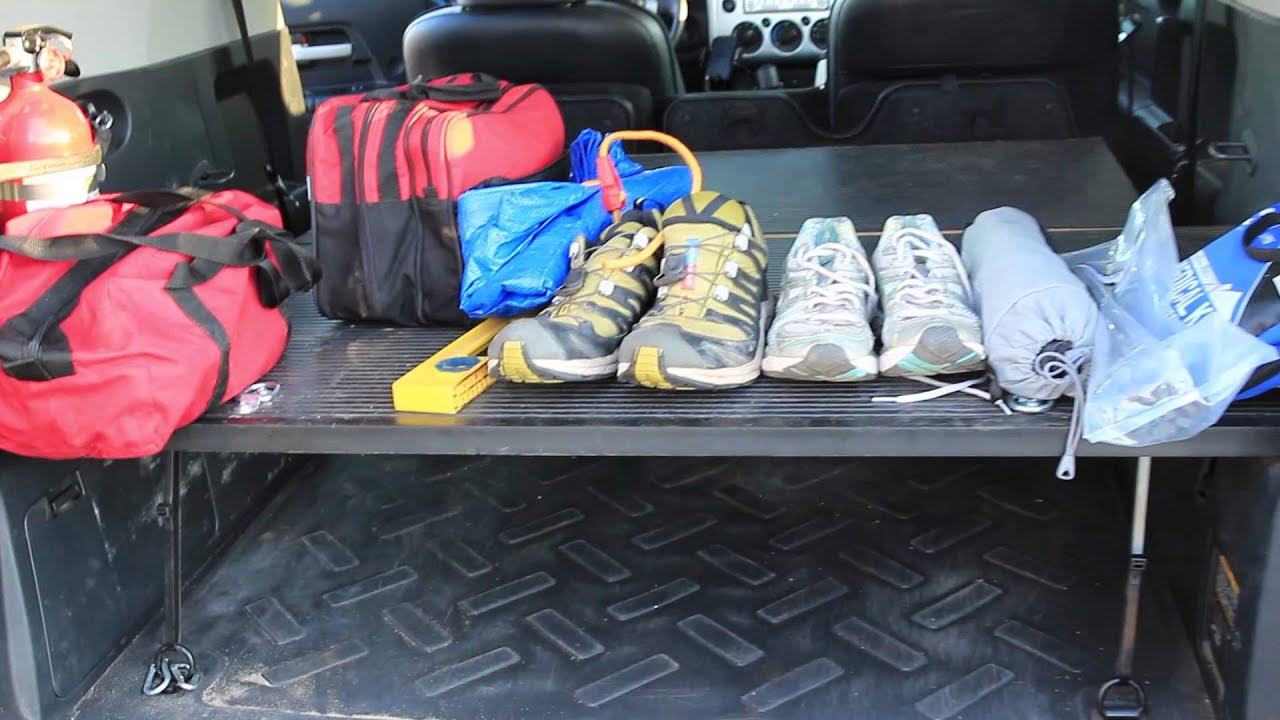 FJ Cruiser Back Platform Rear Storage for Tools & Gear YouTube