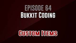 [Bukkit Coding]  Episode 64: Custom Items (April Fools)