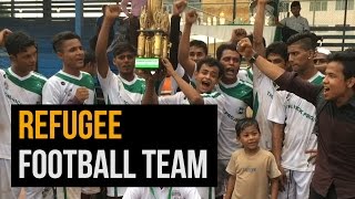 The first Rohingya refugee national football team