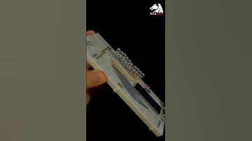 Secuencia de Leds | PIC16F877A #microcontroller #led #protoboard