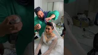 تجهيز عروس مع كوافير أميرة‍️| العروسة القمر