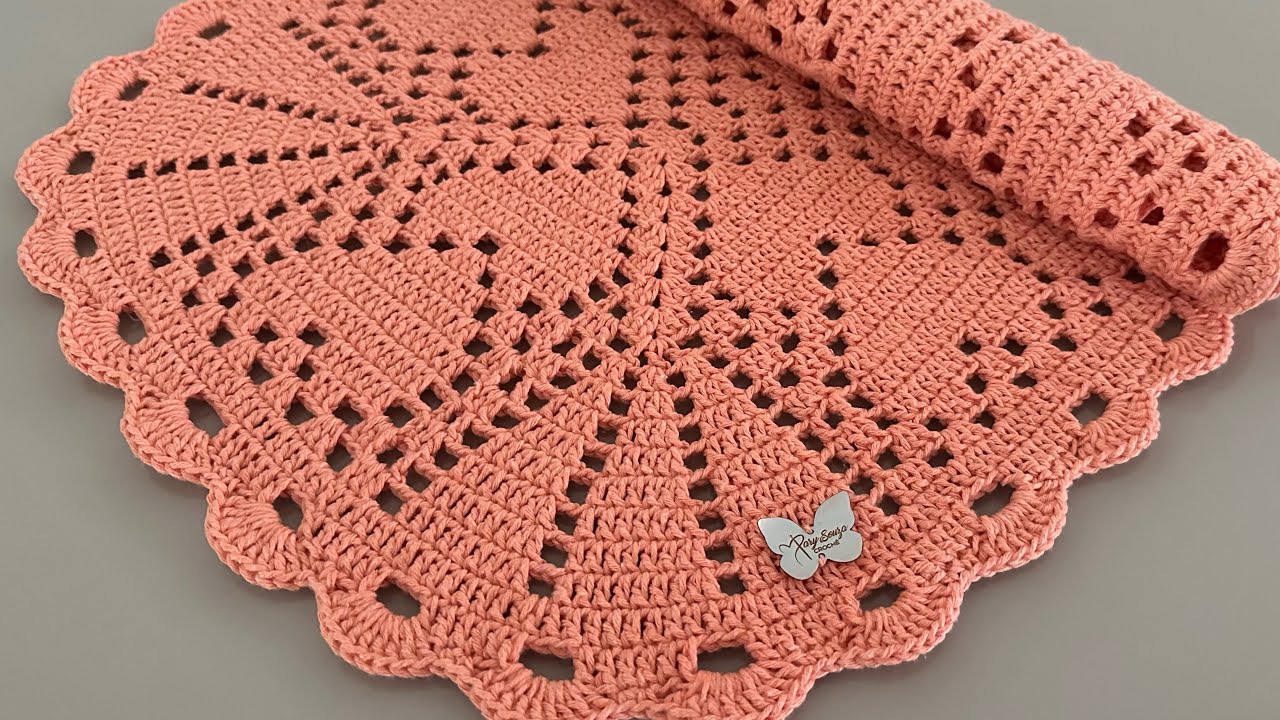 Tapete Salmão Multicorações Aula 1