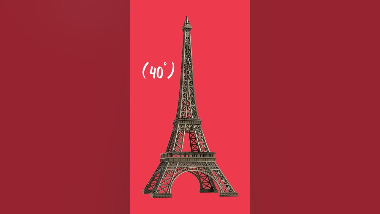 Eiffel Tower Changes its Height!? Amazing Facts Luminary shorts YouTube