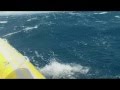 Sea help  towing of dismasted sailing yacht