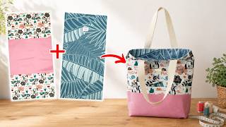 ONE Tote, TWO Looks for Every Mood (Reversible Reina Tote Tutorial)