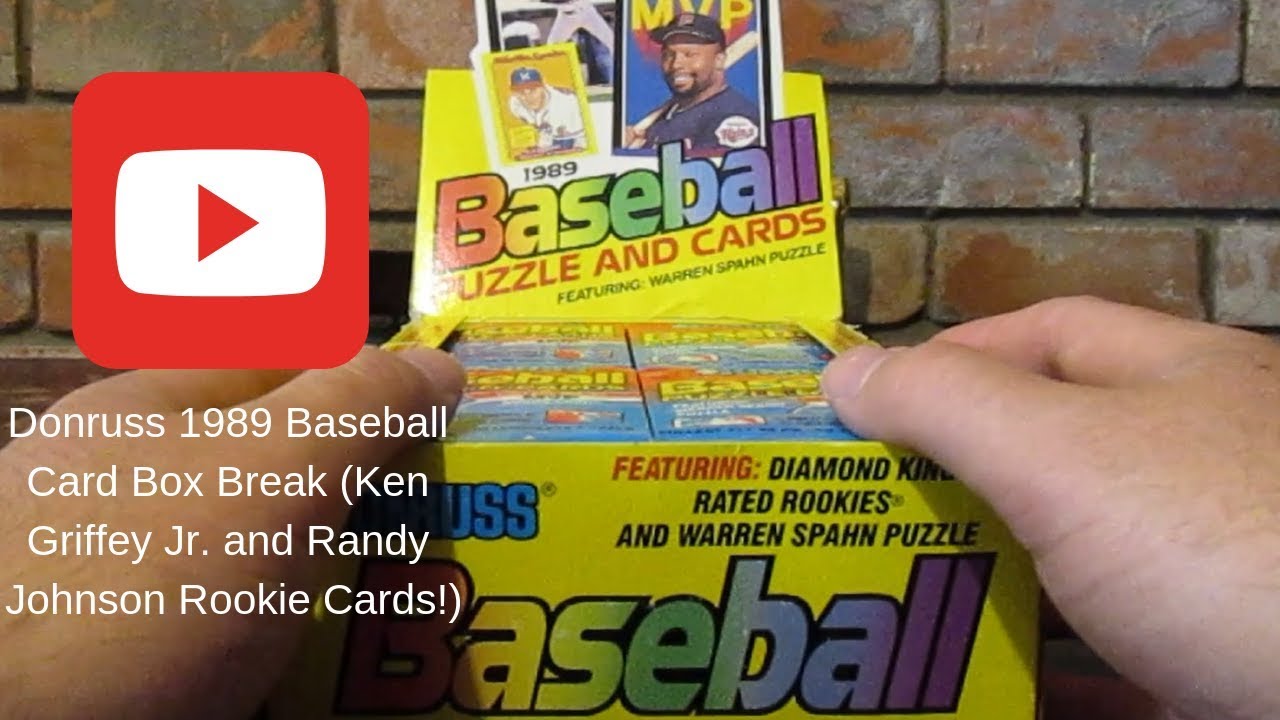 Donruss 1989 Baseball Card Box Break (Ken Griffey Jr. and Randy Johnson