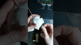 Nutcracker marionette, tutorial, part.8 #puppet #artprocess