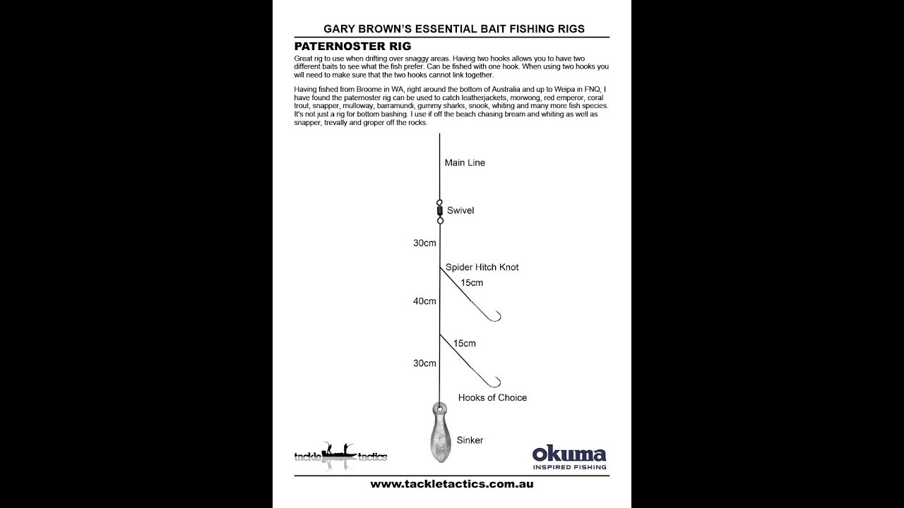 How to make up a paternoster rig. Episode 3 - YouTube
