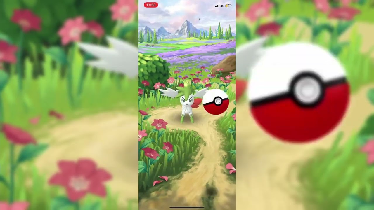 Pokémon Go Shaymin Encounter and Catch 