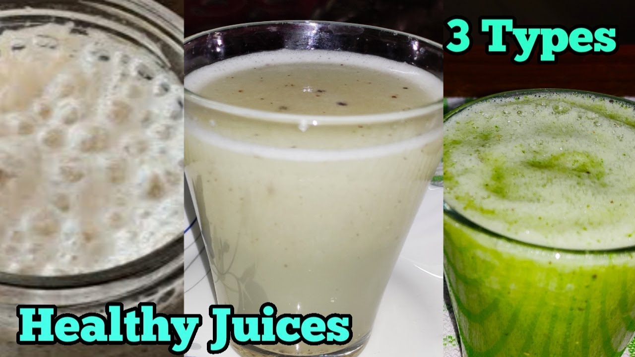 3 TYPES HEALTHY JUICES Cooling Ash Gourd Juice Healthy Juices in