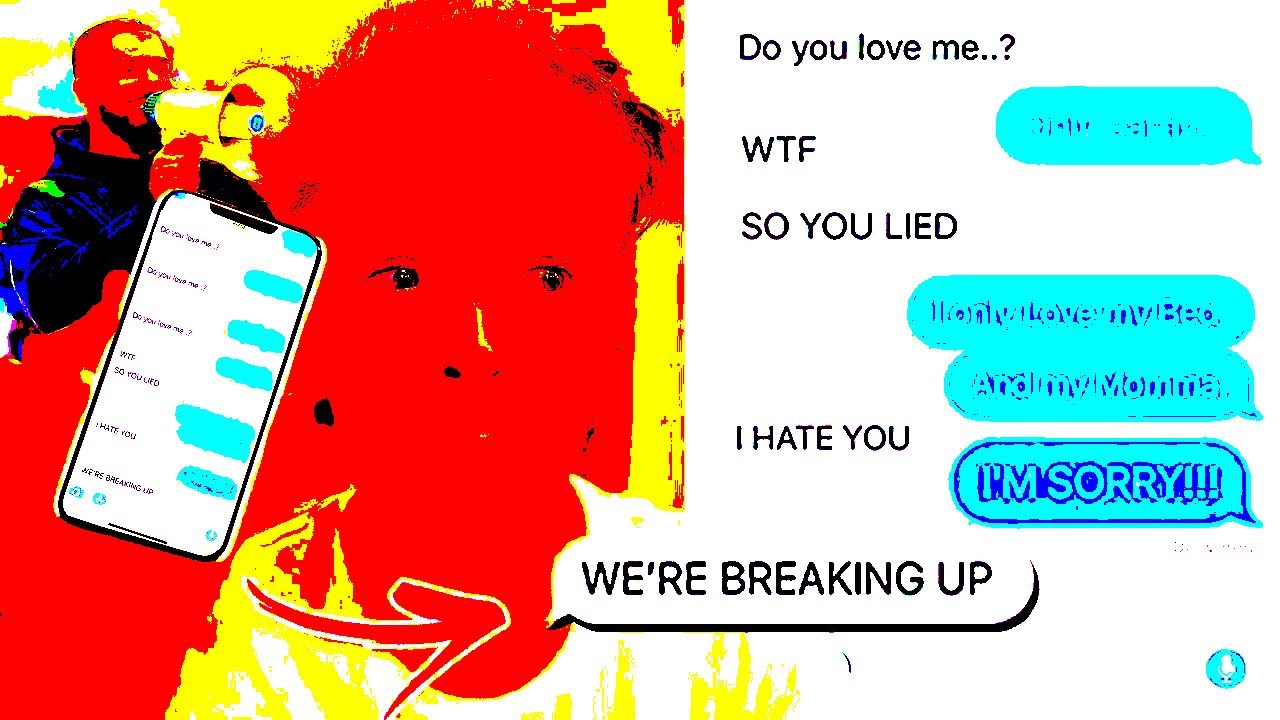 Morgz Song Lyric Prank Turning Into a Real Breakup but its Earrape