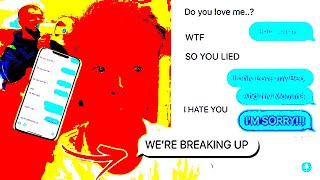 Morgz Song Lyric Prank Turning Into a Real Breakup but its Earrape