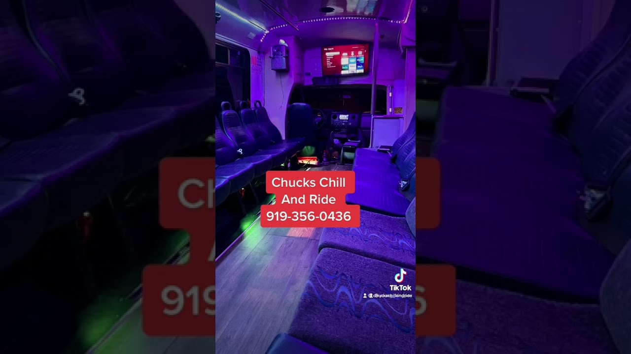 Chucks Chill And Ride “ Party Bus Promo “ Raleigh , Nc