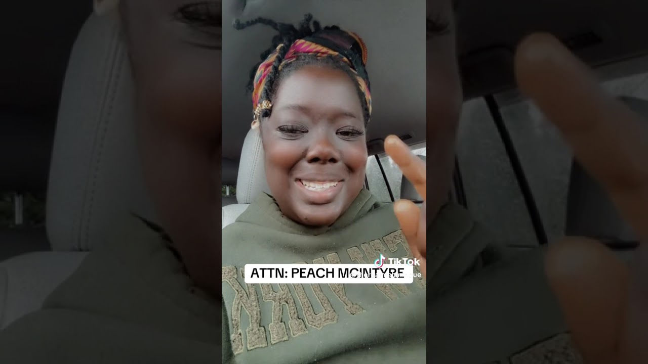 Peach McIntyre done struck a nerve!! 