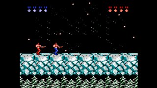 Contra BGM - Snow Field (Stage 5 &amp; Boss 5) (VRC6-Remix,Stereo) 