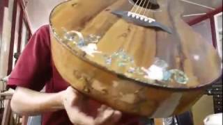 Guitar Acacia Koa Acoustic Cutaway Gt3612