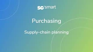 Purchasing: how to plan supply chain