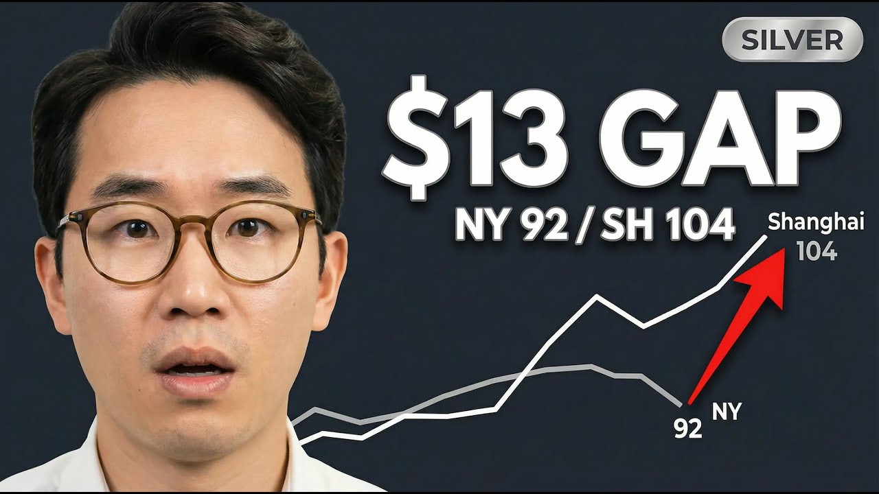 SILVER SPLIT: Shanghai $104 vs New York $92 — The $13 Gap That Broke the Market