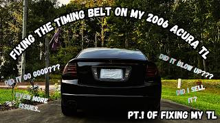 Replacing The Timing Belt and more on a 2006 Acura TL 3.2L (Scary...)