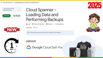 Cloud Spanner - Loading Data and Performing Backups | GSP1049