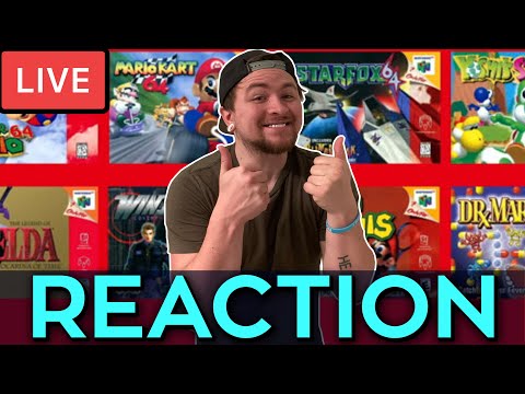 N64 AND Sega Genesis ADDED to Switch Direct LIVE REACTION!