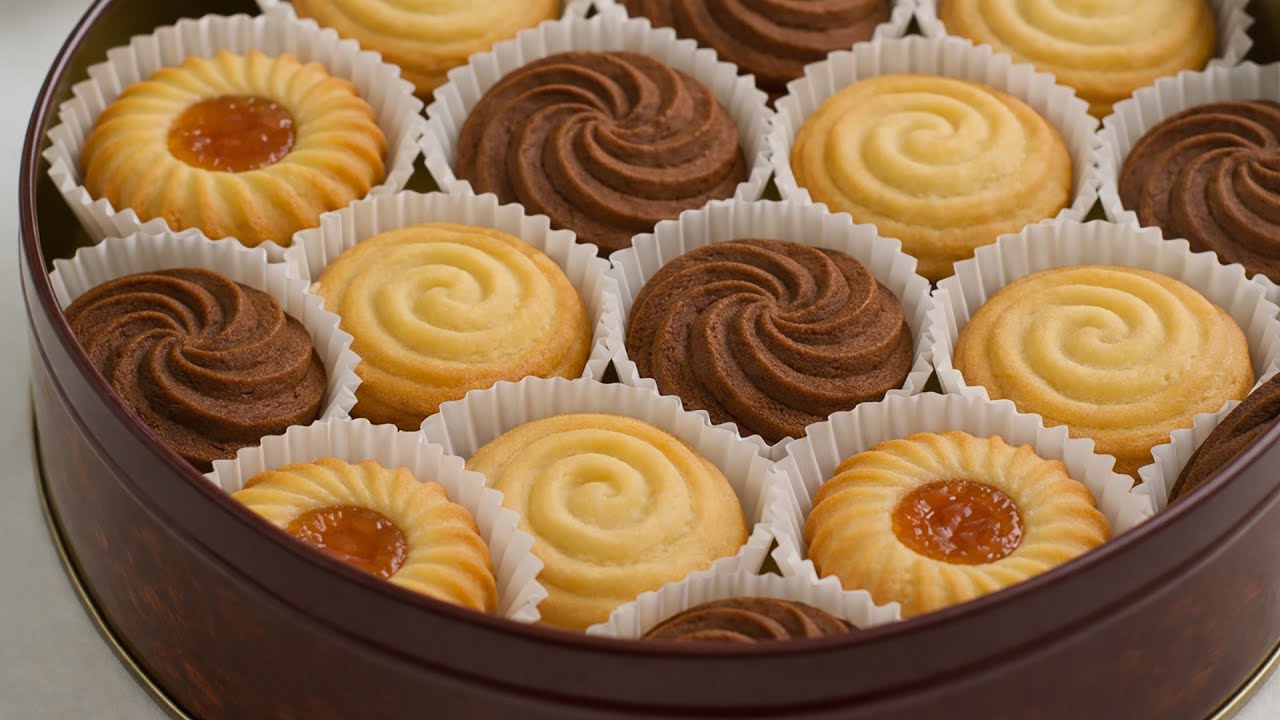 🍪 Датское масляное печенье — 3 лучших рецепта в одном видео!