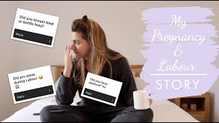 MY PREGNANCY & LABOUR STORY | MORNING SICKNESS | POST NATAL DEPRESSION *REAL & HONEST*