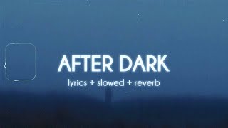 Mr.Kitty - After Dark (slowed n reverb // lyrics)