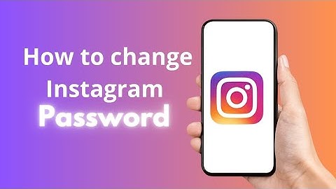 How to change Instagram password