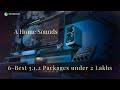 Best 5.1.2 Dolby Atmos Home Theater Setup Under 2 Lakhs |AHomeSounds #hometheatersystem #speaker