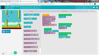 WHITE HAT JR  PROJECT /New Flappy Project/ with coding screenshot 4