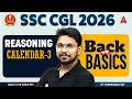 SSC CGL 2026 | SSC CGL Reasoning Classes | Calendar #3 | SSC CGL Reasoning By Veerendra Sir