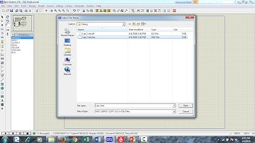 Simulas 4 LED dan 4 Push Buton dengan proteus dan atmega 32 Abi Yoga 41419120048