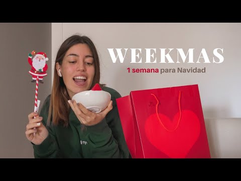 WEEKMAS #3 🤍 amigo invisible, comida de Navidad en MyRealFood, mi tortilla de patatas trufada…