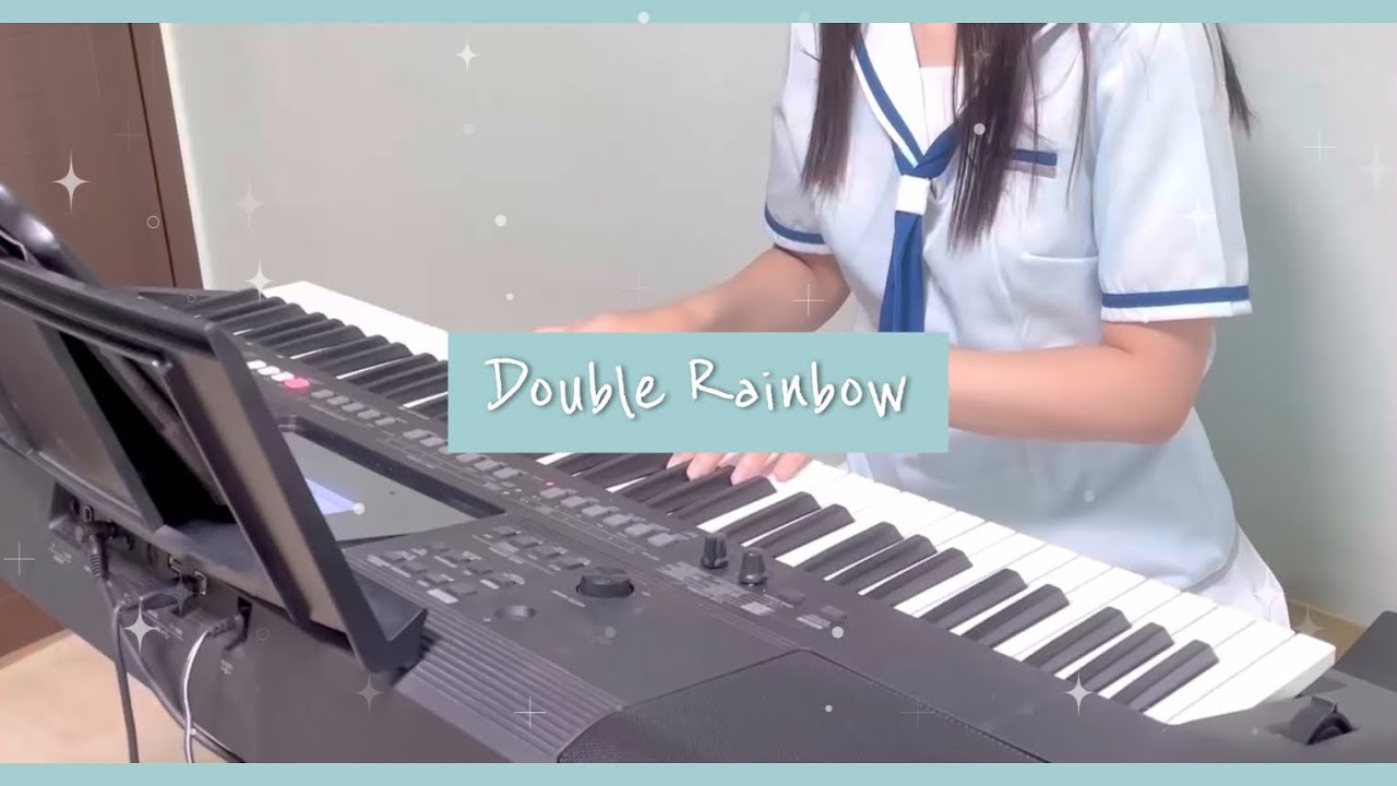 Bang_Dream!] 二重の虹(Double Rainbow) keyboard cover - YouTube