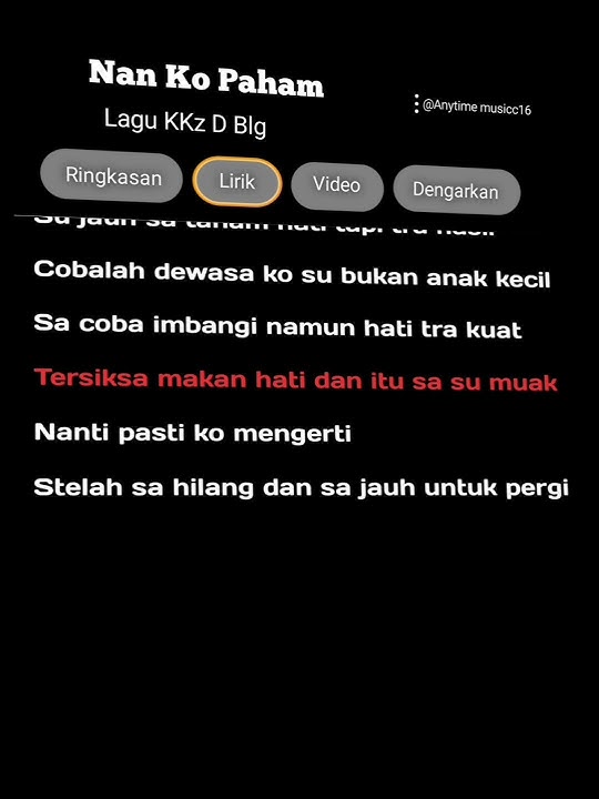 Nan Ko Paham - KKz D Blg | INIII YANG LAGII VIRALL DI TIKTOKKK!!!! #fyp #lagu #storywa30detik #4u