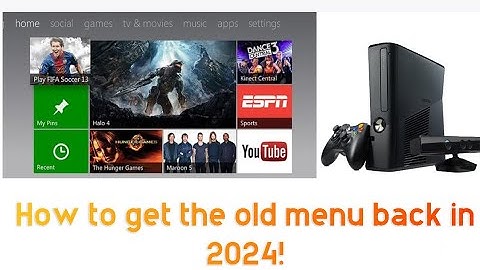 How to get the old Xbox 360 menu back in 2024!