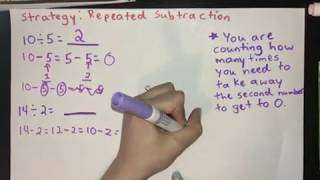 Division Using Repeated Subtraction