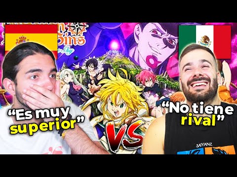 🇪🇸 2 ESPAÑOLES REACCIONAN AL DOBLAJE LATINO VS ESPAÑOL 🇲🇽 DE LOS 7 PECADOS CAPITALES - NoMeDuchoGT