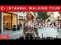 ISTANBUL |🇹🇷 NISANTASI Walking tour | November 2023 | 4K HD•60 fps